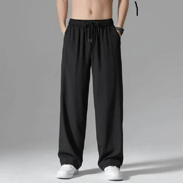 Men's Micro Plain Trouser in Baggy style