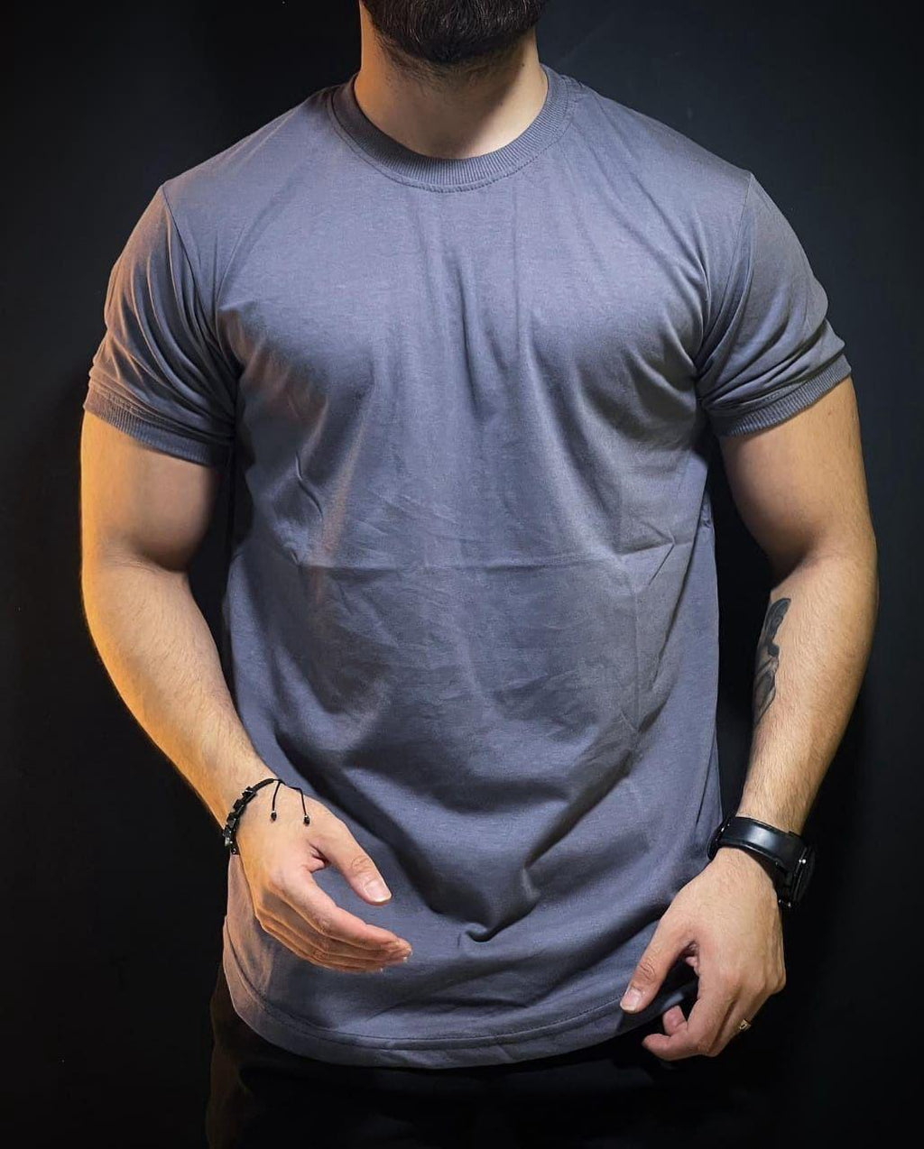 Premium T-Shirt, Round Neck, Plain Design