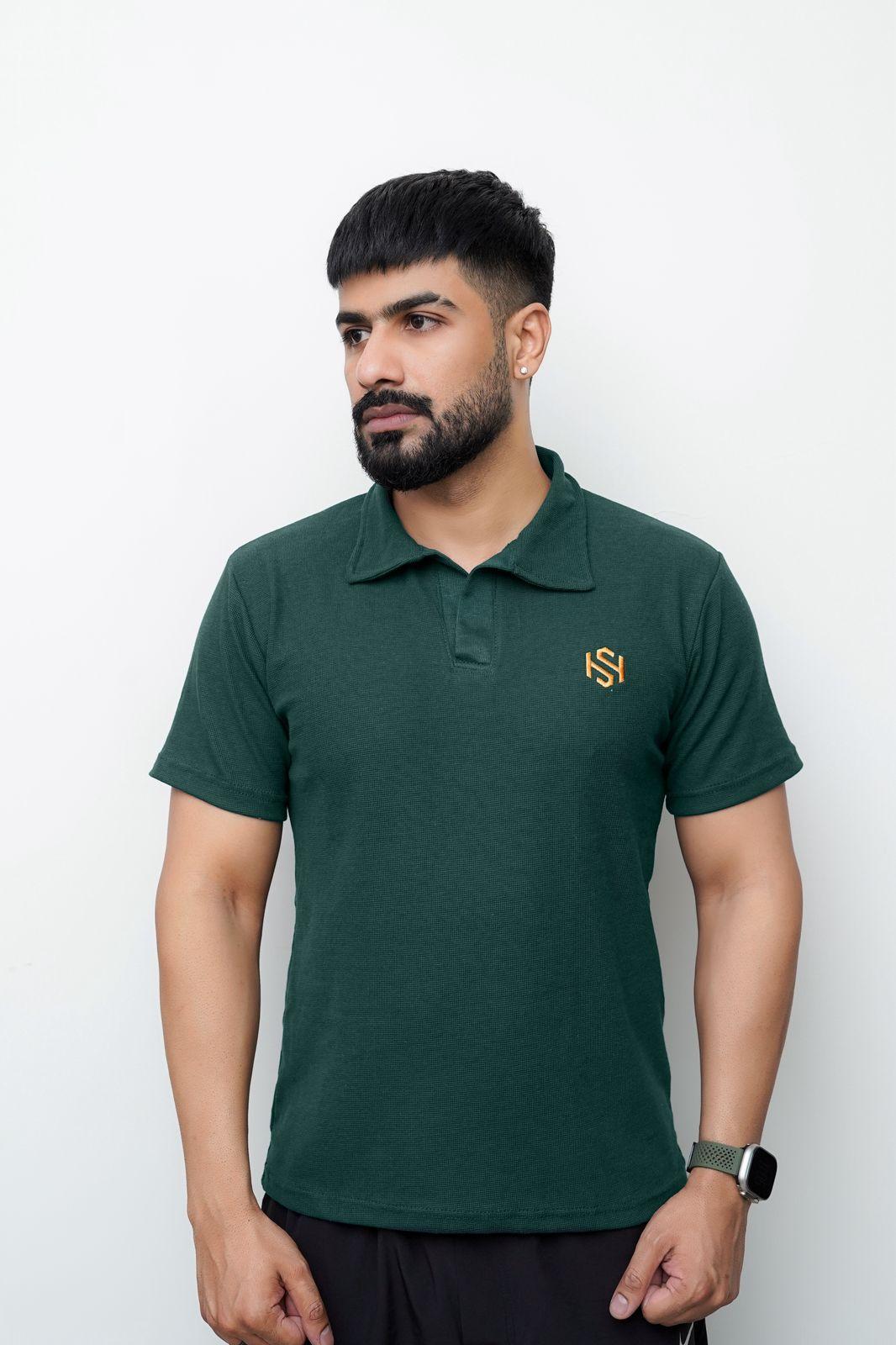 Men's Cotton Plain Polo Shirt